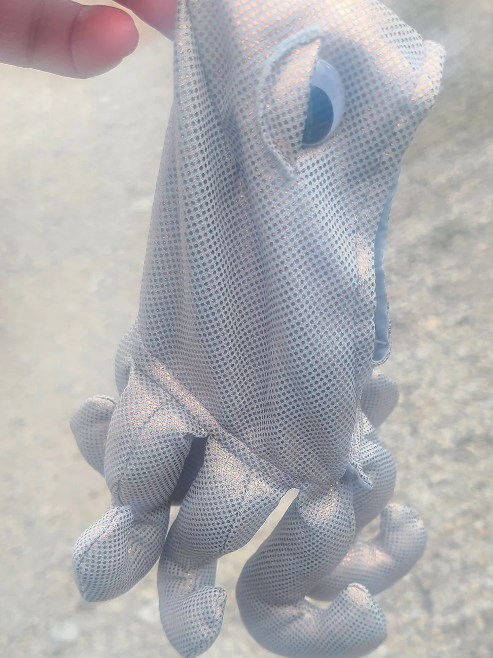 Silver Sparkle Octopus Cat Costume